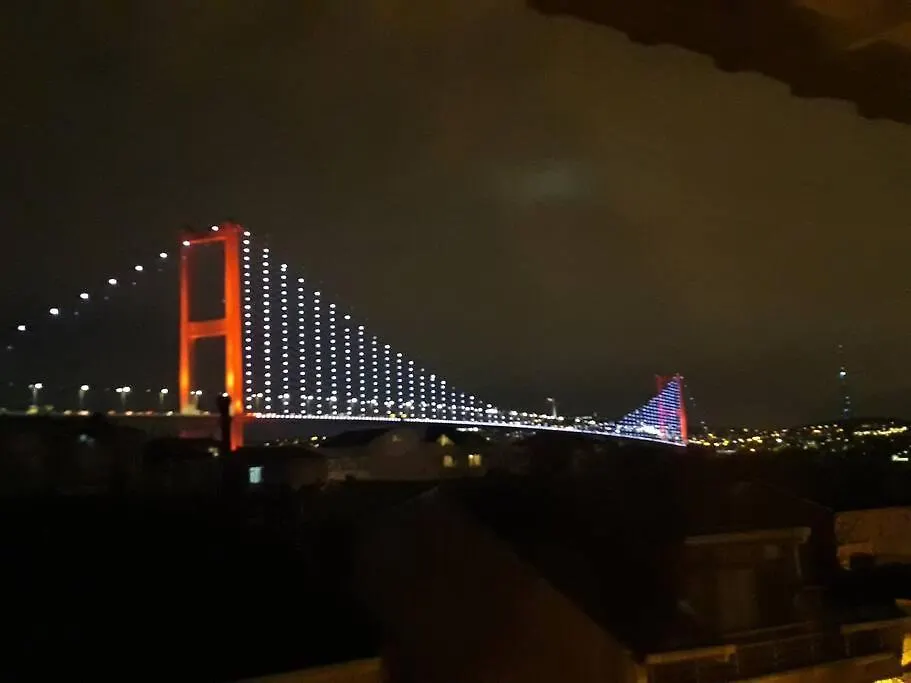 Aesthetic Penthouse With The Bosphorus Bridge View Apartman Isztambul